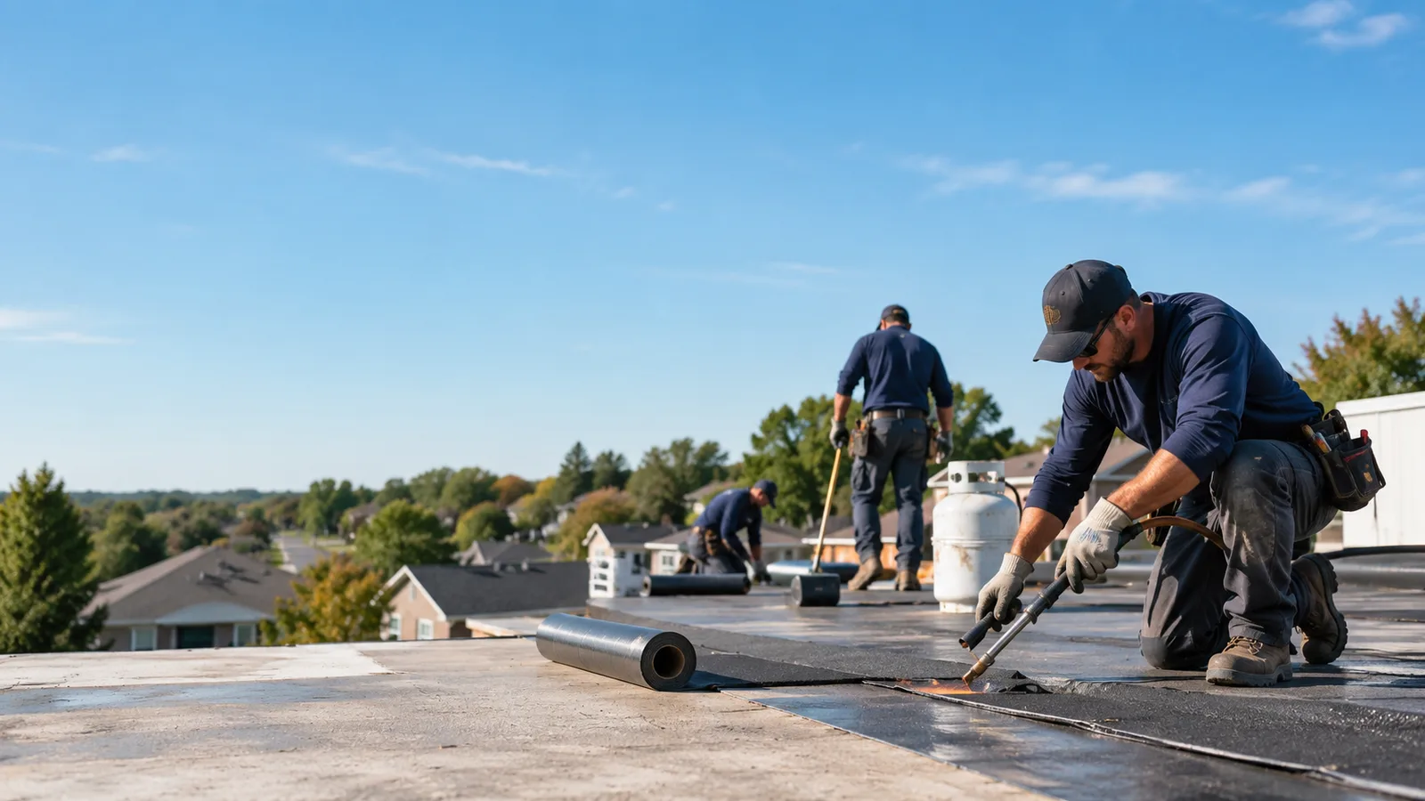 Flat Roof Leak Repair providers in Dugger, IN
